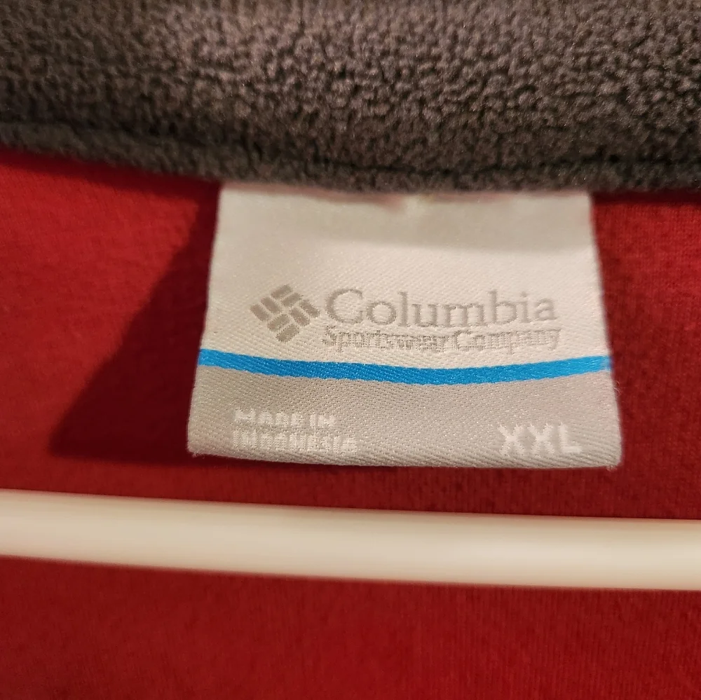 Columbia Men's XXL Red And Gray Pullover - Picture 5 of 8